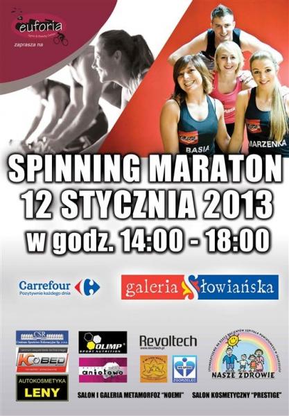 Spinning maraton w Galerii Sowiaskiej Carrefour 