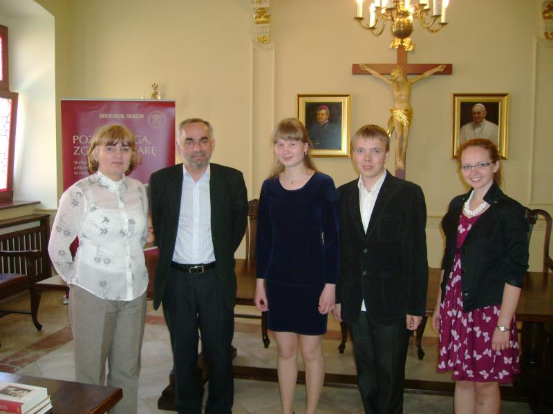 Kinga Kocieowicz - laureatk Konkursu Papieskiego 